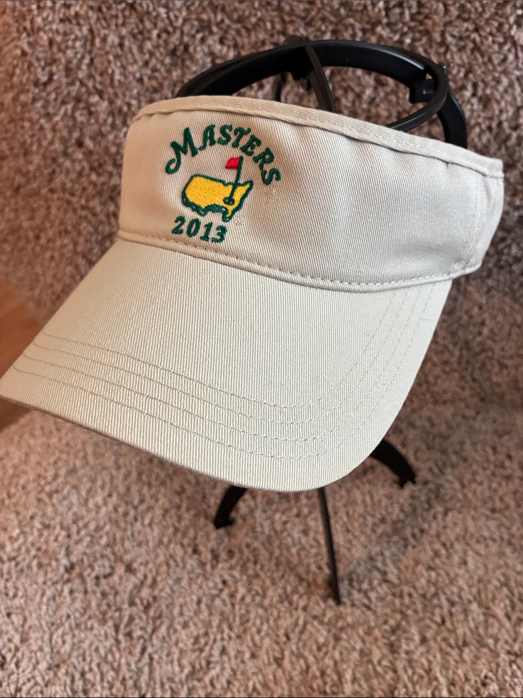 Masters 2013 Khaki Golf Tournament Visor